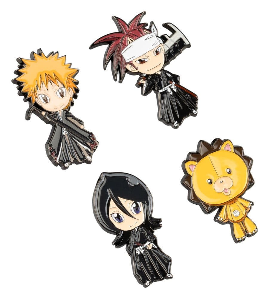 Bleach Pin Badges Set of 4
