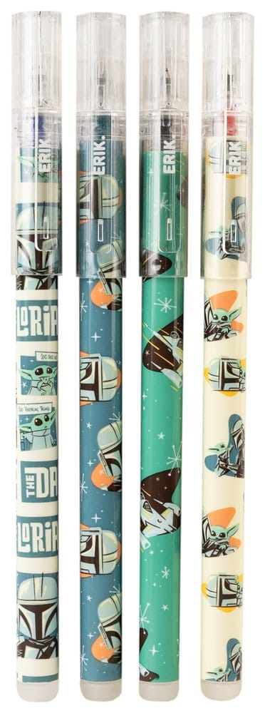 Star Wars: The Mandalorian Erasable Pens Set (4)