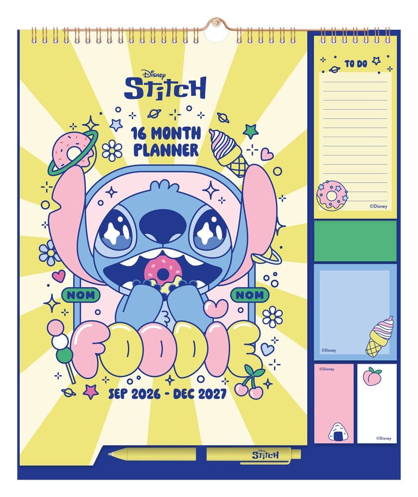 Disney Stitch Wall Planner 2026/27 30 x 34 cm