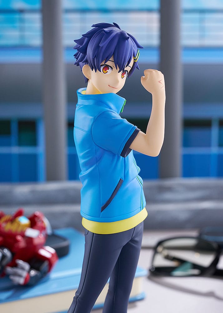 Gridman Universe Pop Up Parade PVC Statue Yomogi Asanaka L Size 23 cm