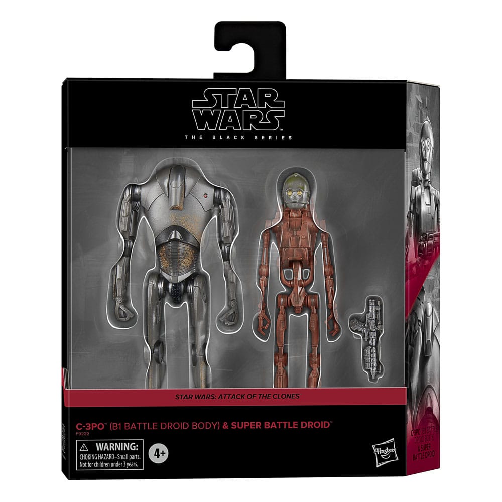 Star Wars Episode II Black Series Action Figure 2-Pack C-3PO (B1 Battle Droid Body) & Super Battle Droid 15 cm