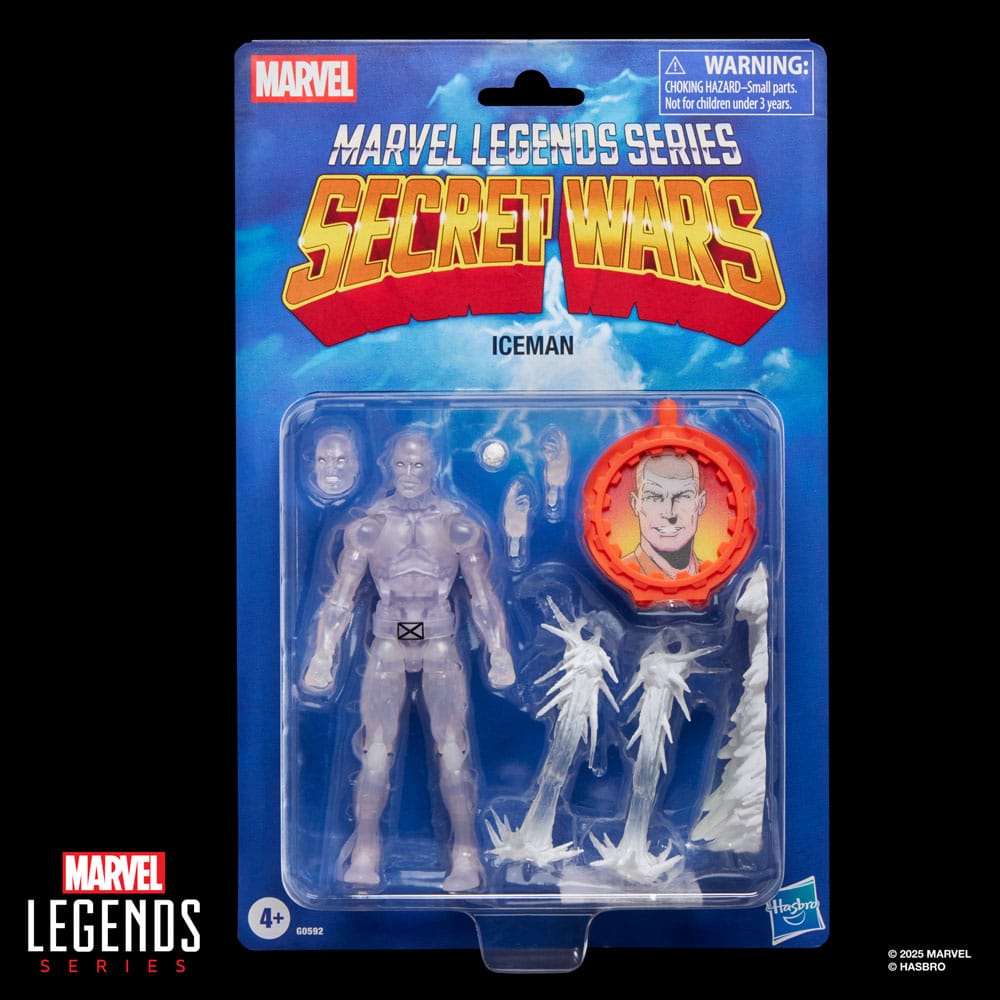 Secret Wars Marvel Legends Retro Action Figure Iceman 15 cm