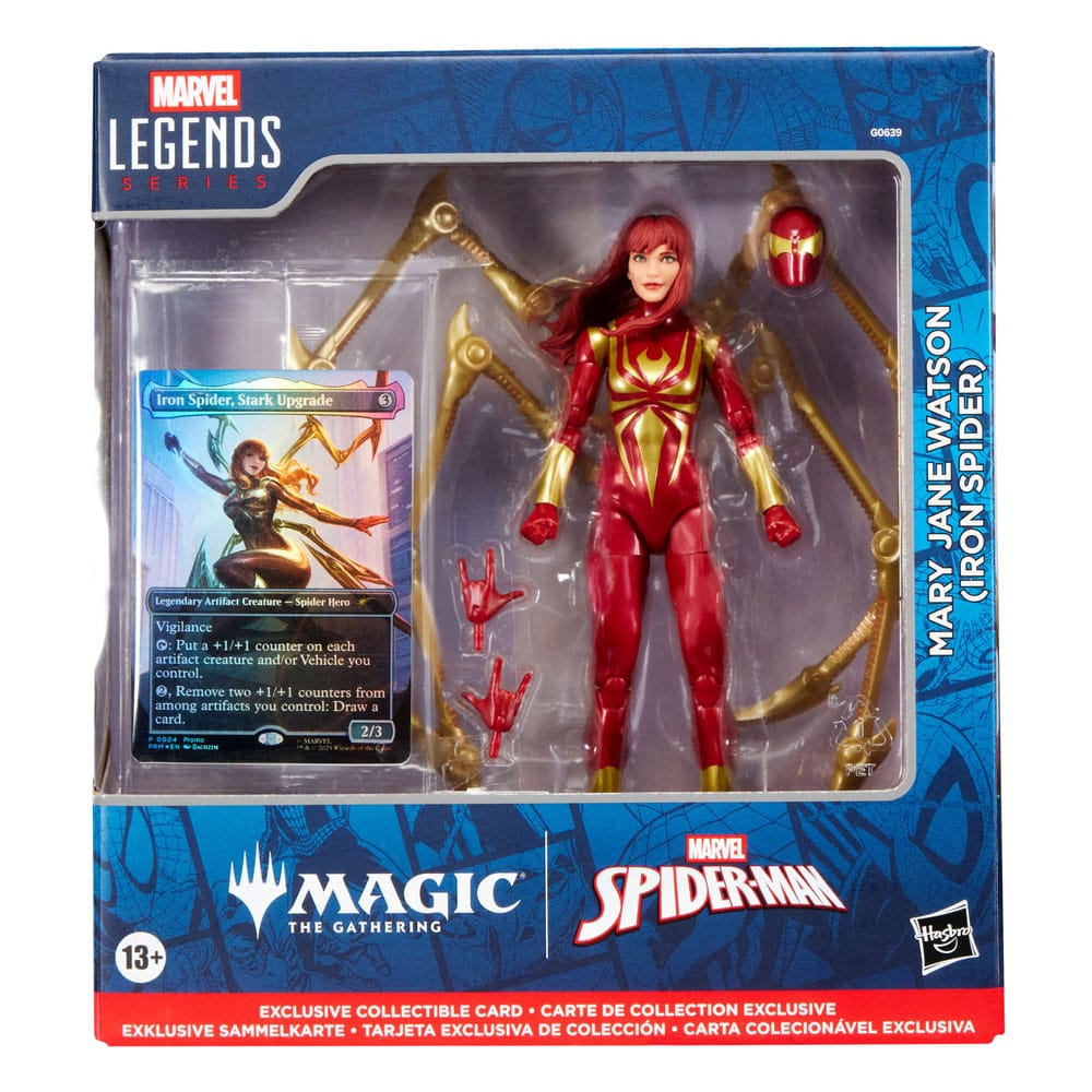 Marvel Legends Magic: The Gathering Action Figure Mary Jane Watson (Iron Spider) (plus Exclusive Foil Card) 15 cm