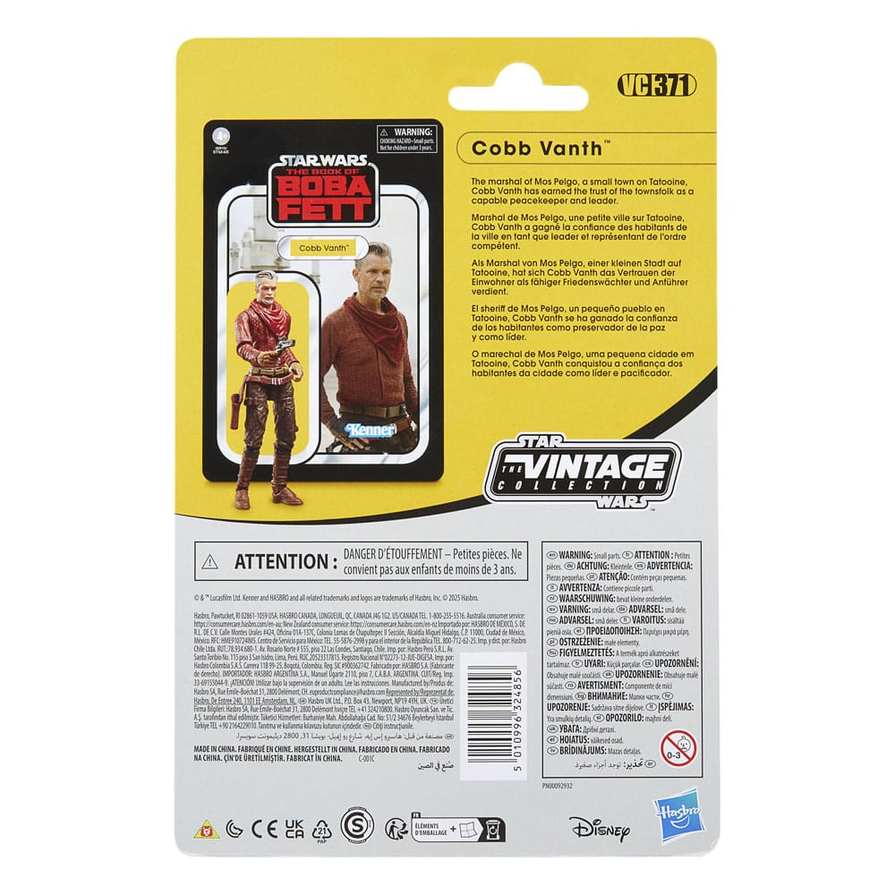 Star Wars: The Book of Boba Fett Vintage Collection Action Figure Cobb Vanth 10 cm