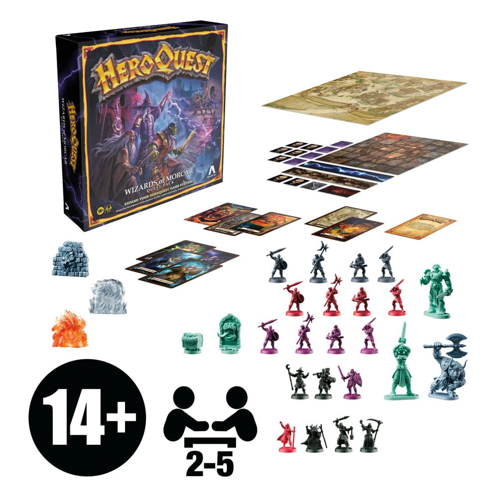 HeroQuest Board Game Expansion Wizards of Morcar Quest Pack *English Version*