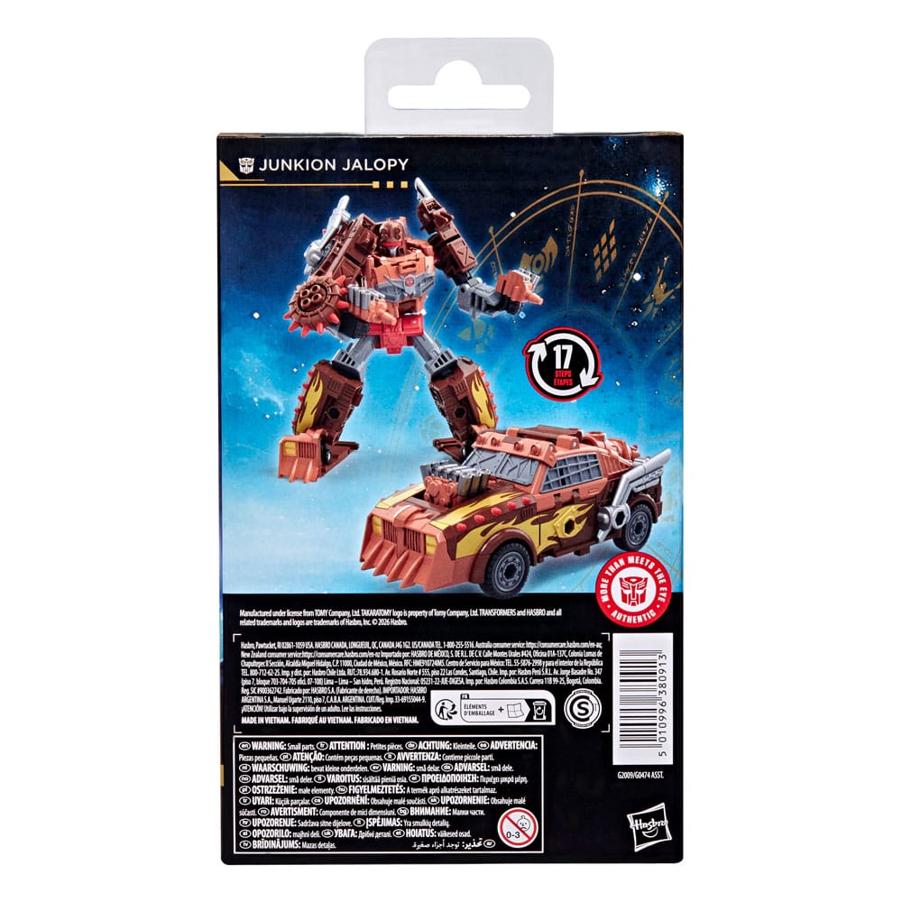 Transformers Age of the Primes Deluxe Class Action Figure Junkion Jalopy 14 cm