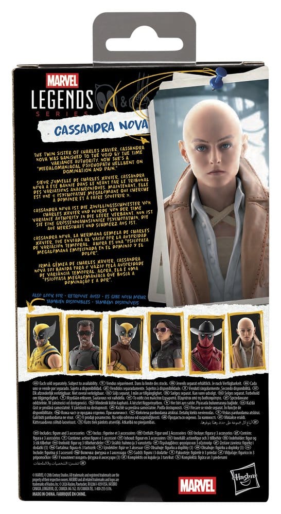 Deadpool & Wolverine Marvel Legends Action Figure Cassandra Nova 15 cm