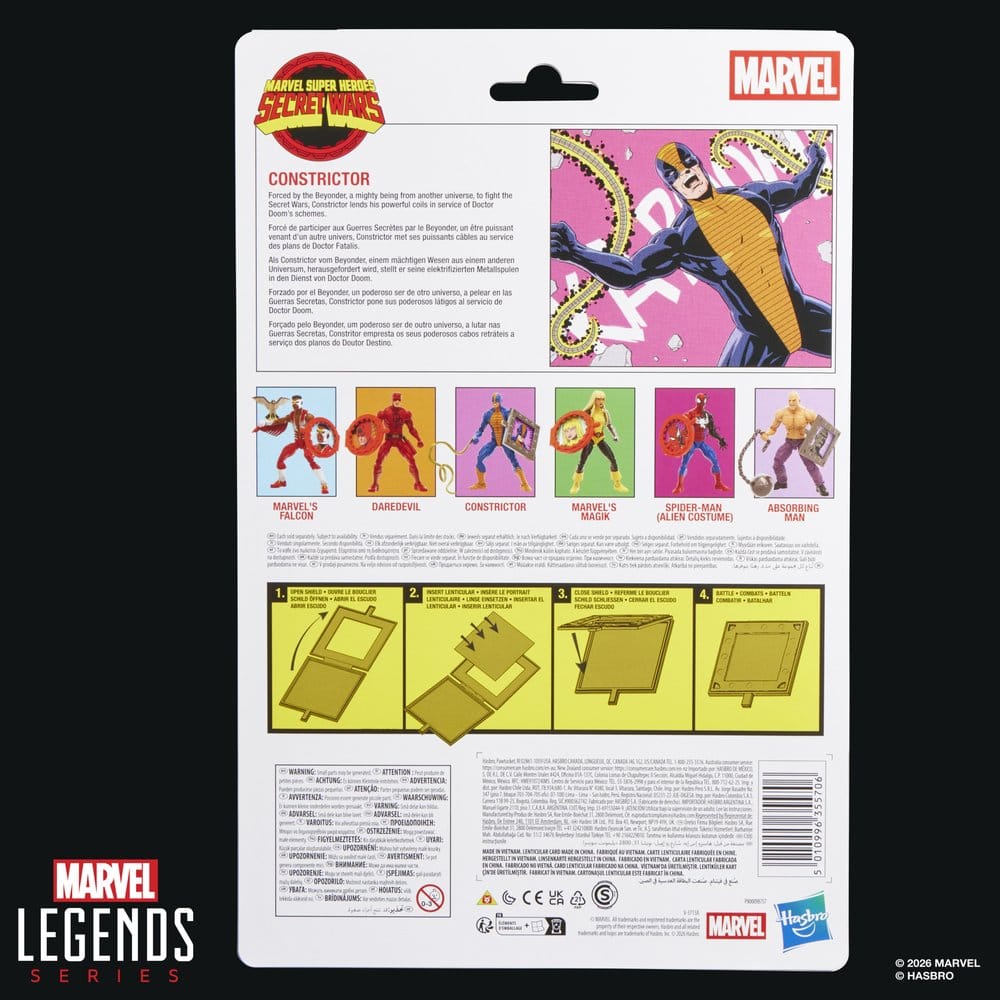 Secret Wars Marvel Legends Action Figure Constrictor 15 cm