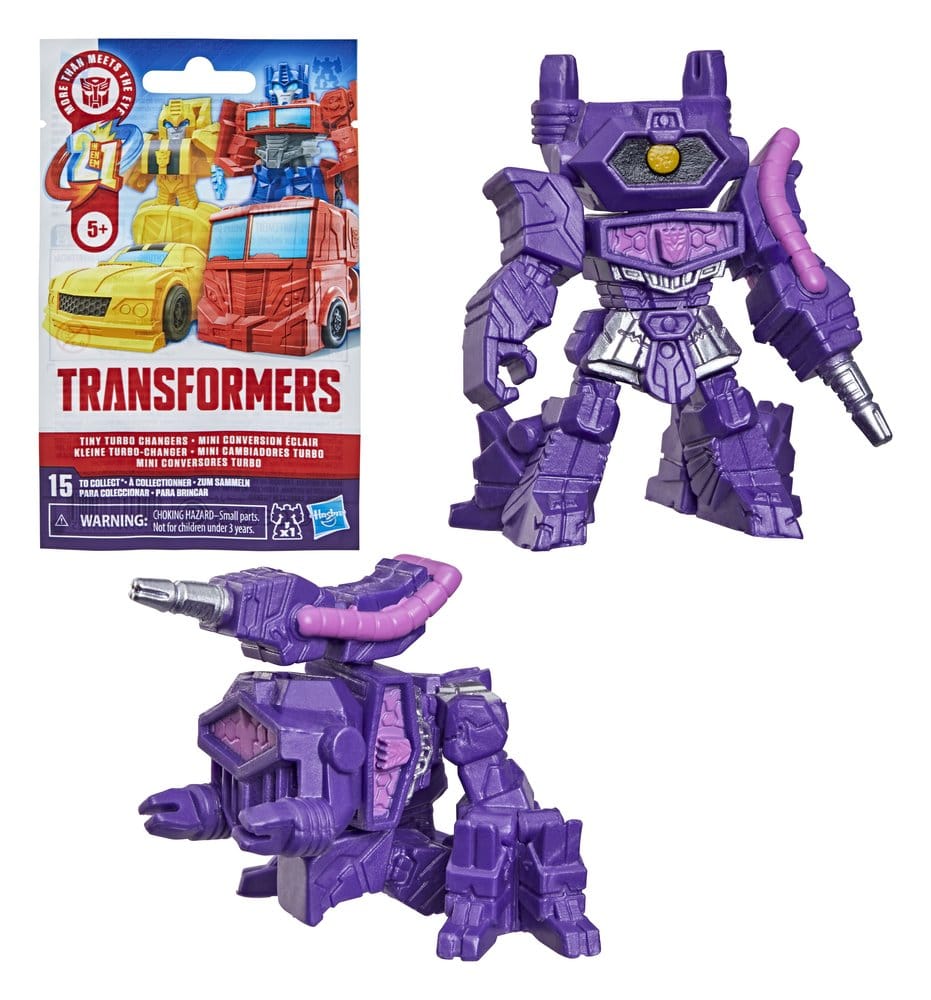 Transformers Mini Action Figures 4 cm Tiny Turbo Changers Blind Box Display (24)