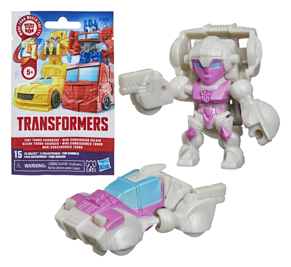 Transformers Mini Action Figures 4 cm Tiny Turbo Changers Blind Box Display (24)
