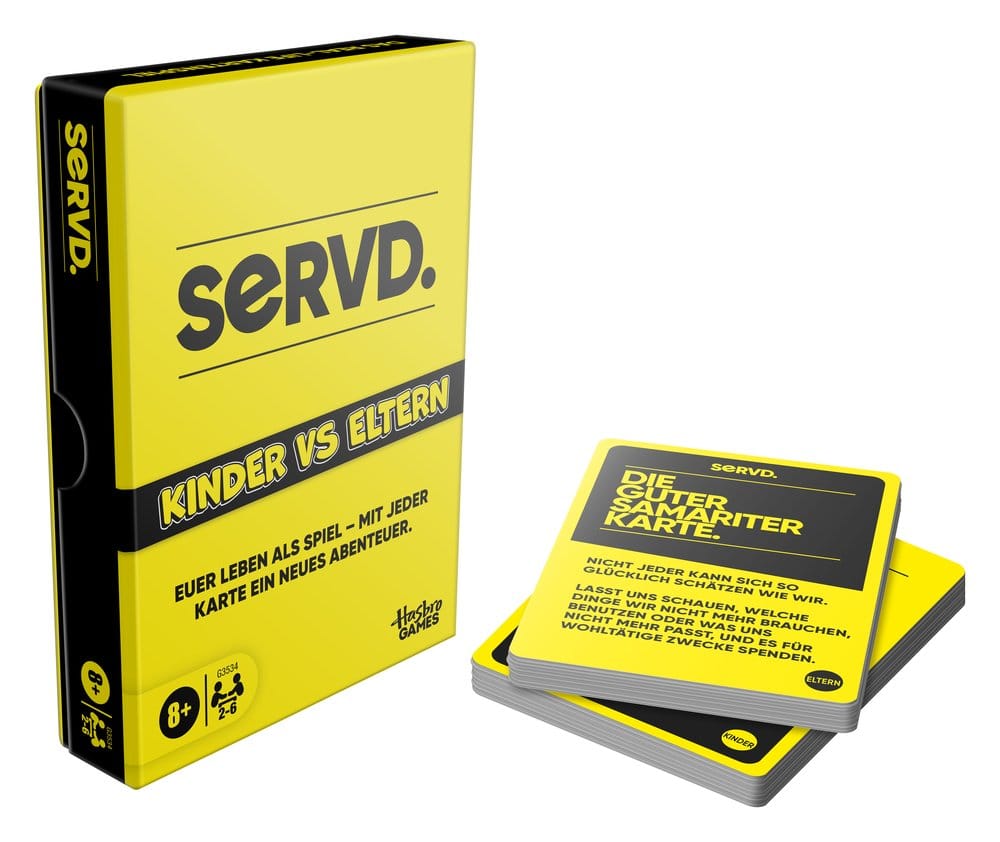 SERVD Card Game Kids vs Parents *German Version*