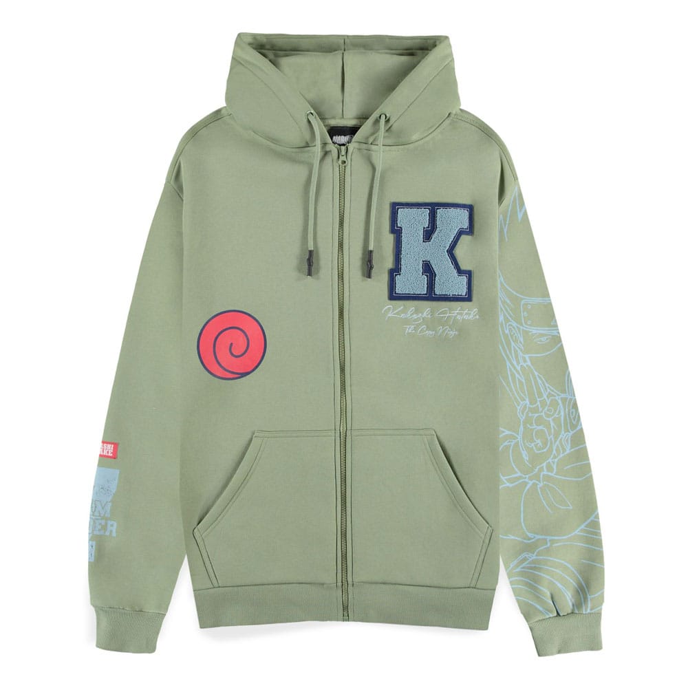 Naruto Zipper Hoodie Kakashi