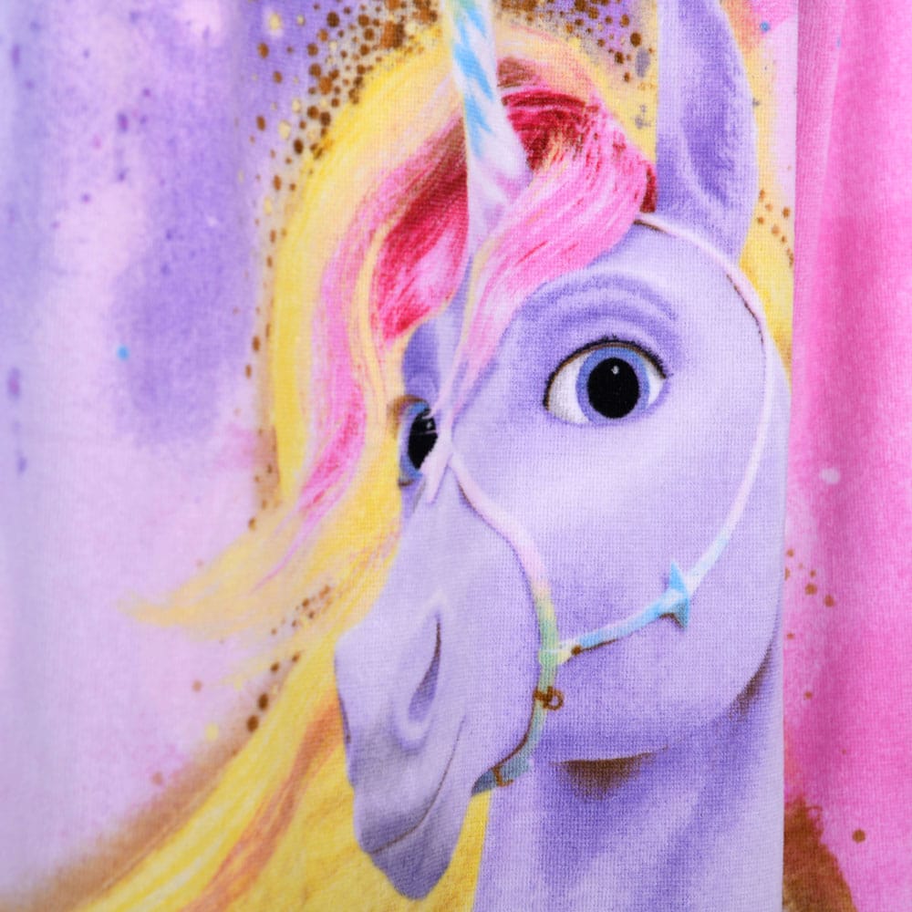 Unicorn Academy Velour Towel Magic 75 x 150 cm