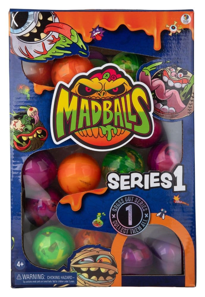 Mad Balls Bouncy Balls Display (40)