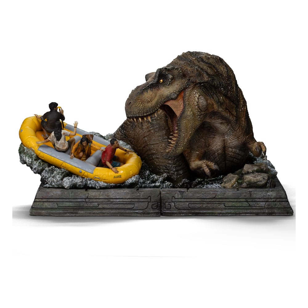 Jurassic World: Rebirth Demi Art Scale Statue 1/20 T-Rex River Attack 22 cm