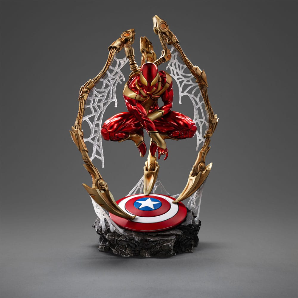 Marvel Art Scale Deluxe Statue 1/10 Spider-man Iron Armor Comics (CCXP Exclusive 2024) 24 cm