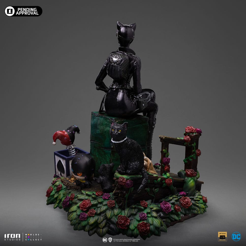 DC Comics Deluxe Art Scale Statue 1/10 Catwoman (Gotham City Sirens) 21 cm