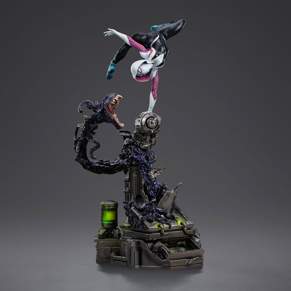 Spider-Man vs Villains Art Scale Statue 1/10 Ghost Spider Diorama 34 cm