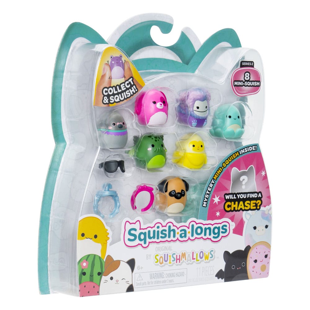 Squishmallows Squish-a-longs minifigures Set of 8 Series 2 Style 1 2,5 cm