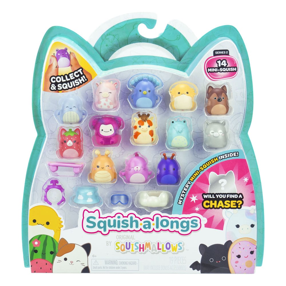 Squishmallows Squish-a-longs minifigures Set of 14 Series 2 Style 2 2,5 cm