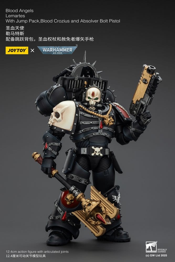 Warhammer 40,000 Action Figure Blood Angels Lemartes 12 cm