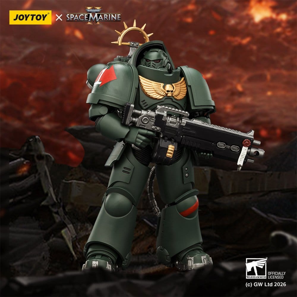 Warhammer 40,000 Action Figure Game Edition Dark Angels Heavy Intercessor 13 cm