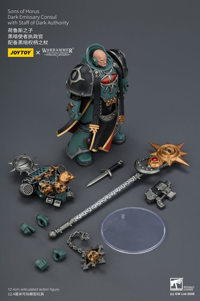 Warhammer The Horus Heresy Action Figure Sons of Horus Dark Emissary Consul 12 cm