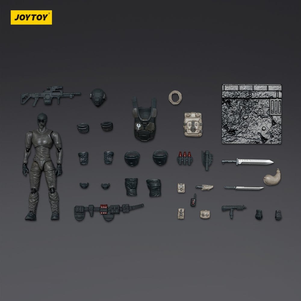 Dark Source Action Figure Steel Ride Corps Assaulter Echo 8 cm