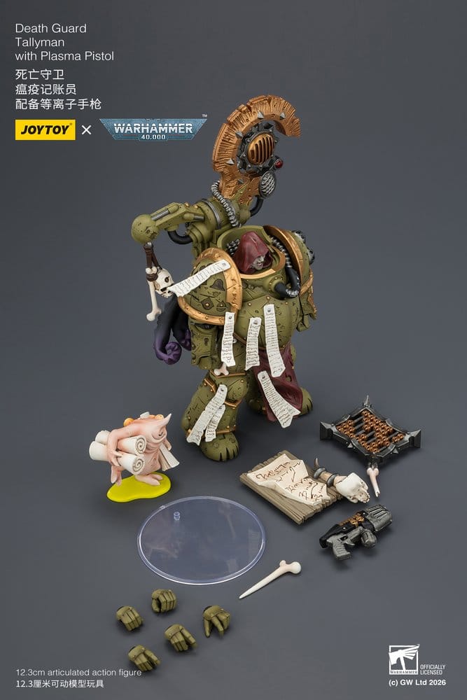 Warhammer 40,000 Action Figure Death Guard Tallyman 12 cm
