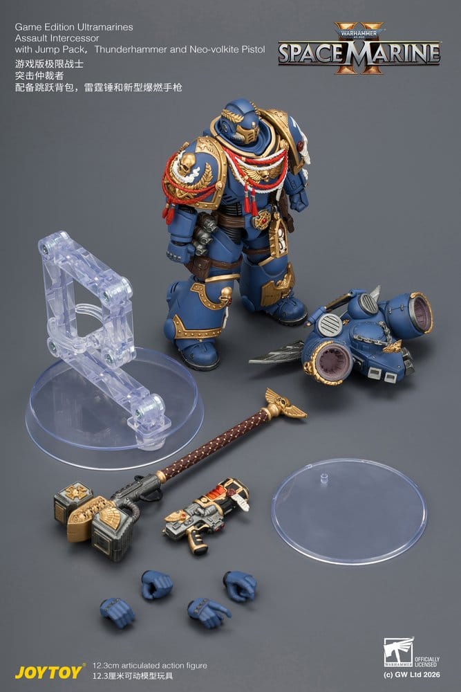 Warhammer Action Figure Game Edition Ultramarines Assault Intercessor 12 cm