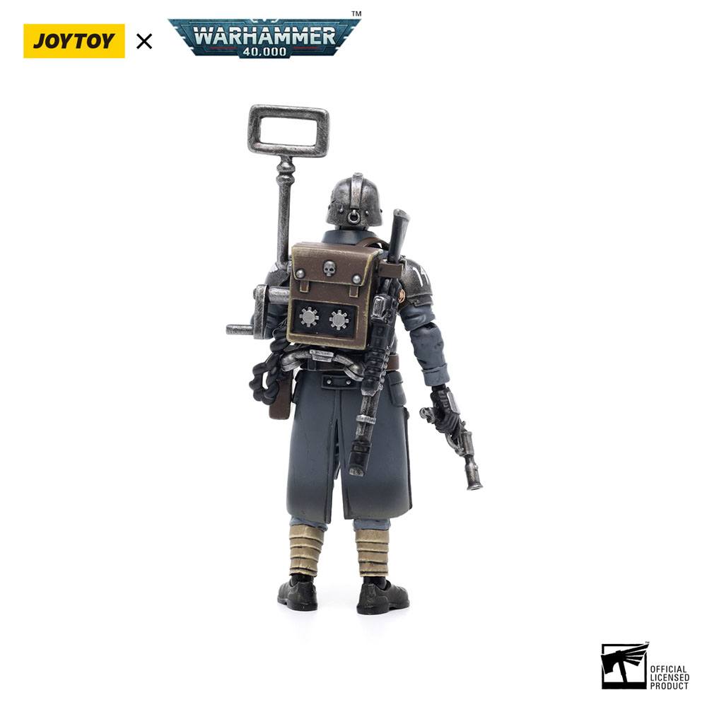 Warhammer 40k Action Figure 1/18 Death Korps of Krieg Veteran Squad Guardsman Communications Specialist 10 cm