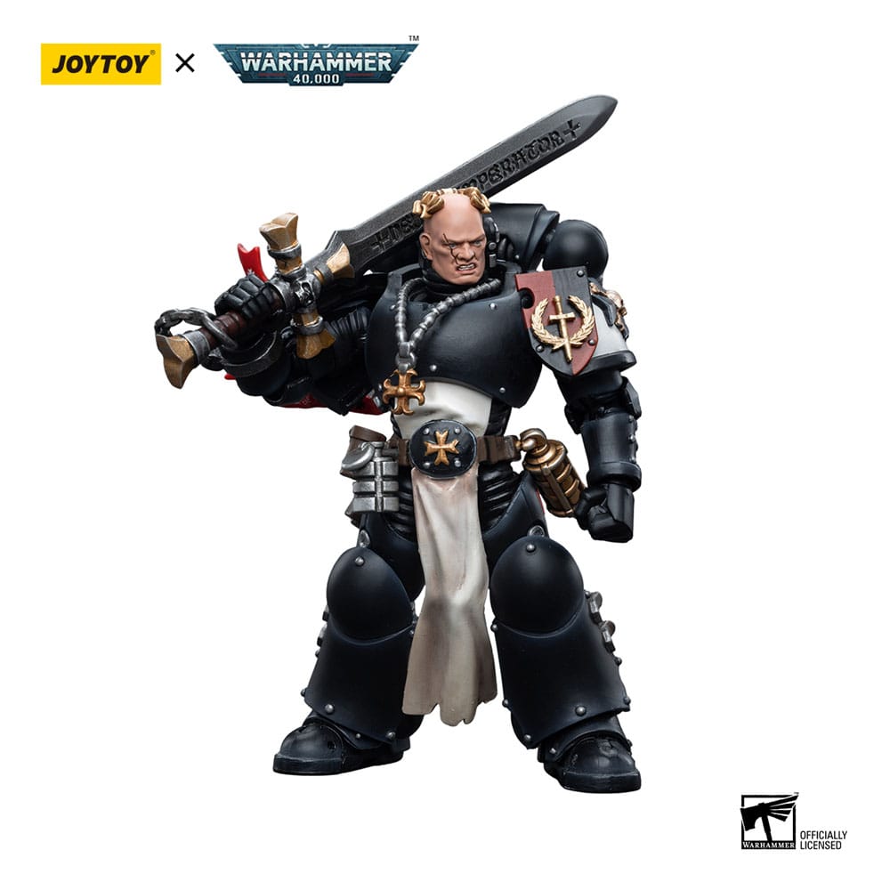 Warhammer 40k Action Figure 1/18 Black Templars Emperor's Champion Bayard's Revenge 12 cm
