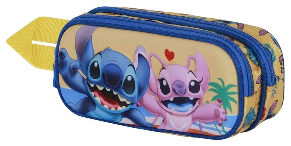 Lilo & Stitch 3D Double Pencil case Ocean Blue