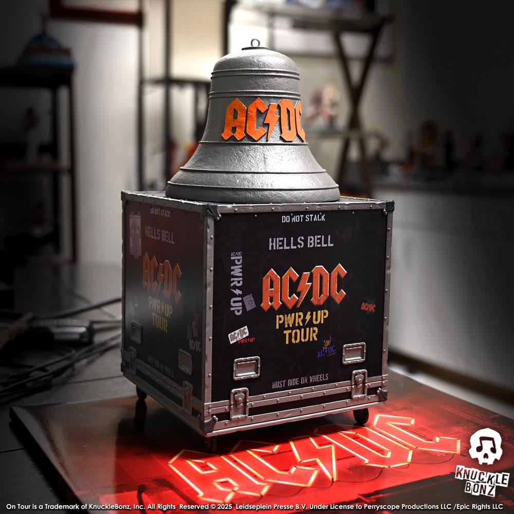 AC/DC Rock Ikonz On Tour Statue PWR UP Tour Hells Bell