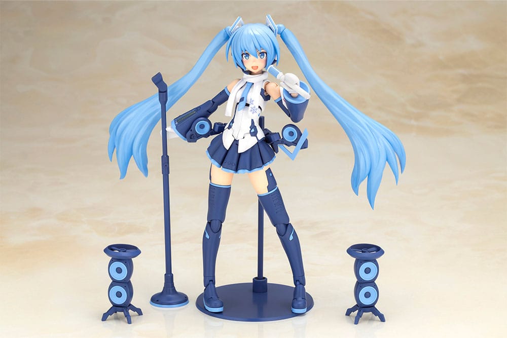 Frame Arms Girl x Hatsune Miku Plastic Model Kit Frame Music Girl Snow Miku Another Color Ver. 15 cm