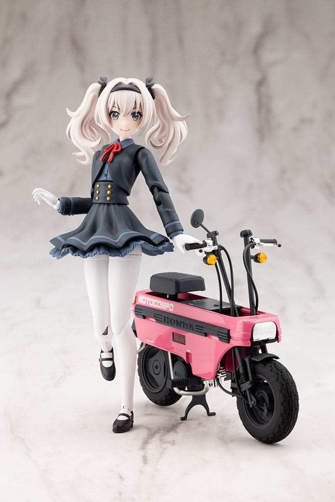 Sousai Shojo Teien Plastic Model Kit 1/10 Emma Koishikawa Nocturne with Honda AB12 Motocompo 14 cm