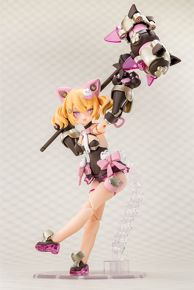 Megami Device Plastic Model Kit 1/1 Puni Mofu Kuro Mao 14 cm