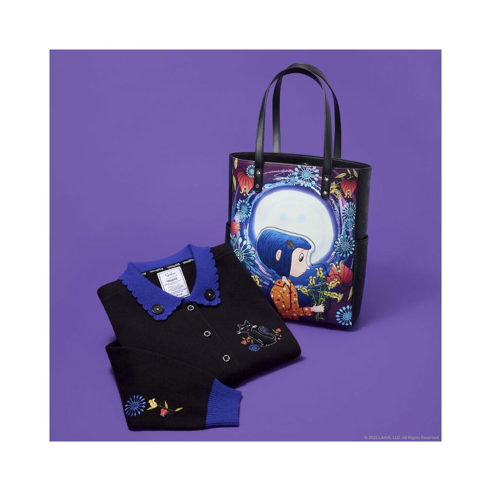 Pixar by Loungefly Cardigan Unisex Collared Cat Dragonfly Size XL