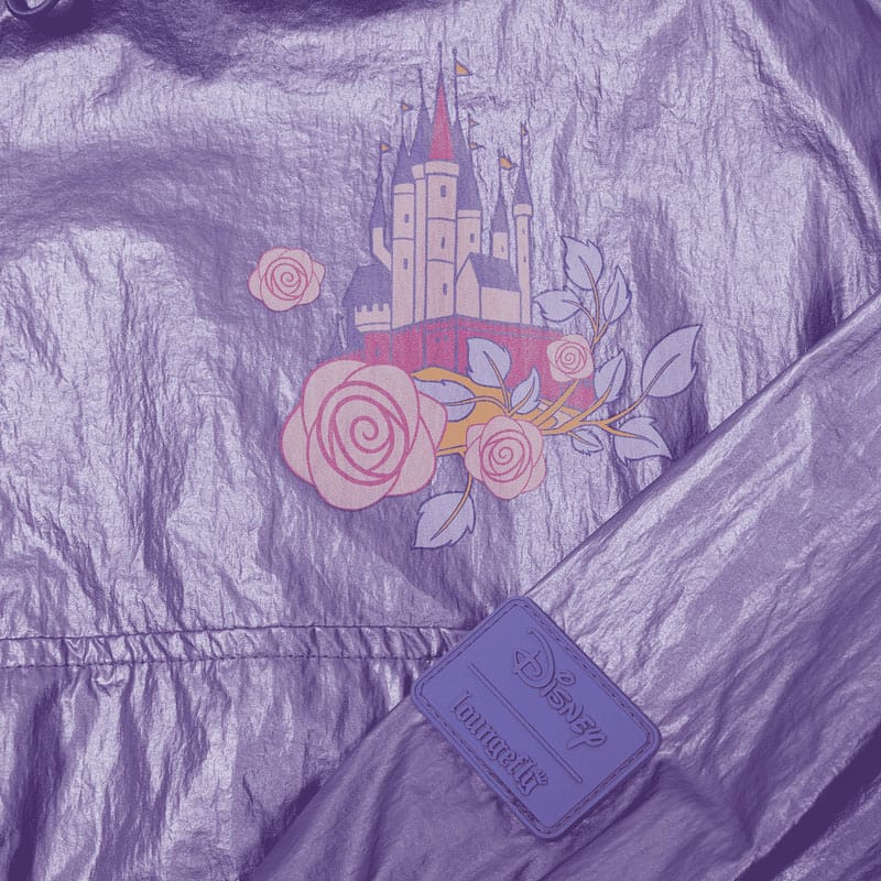Disney by Loungefly Windbreaker Jacket Princess Aurora & Prince Phillip Size S
