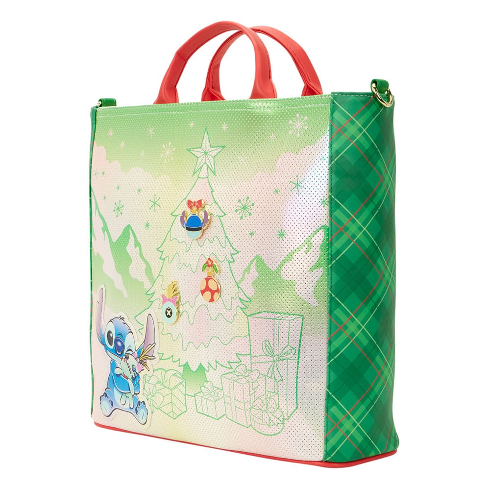 Disney by Loungefly Canvas Tote Lilo&Stitch Holiday