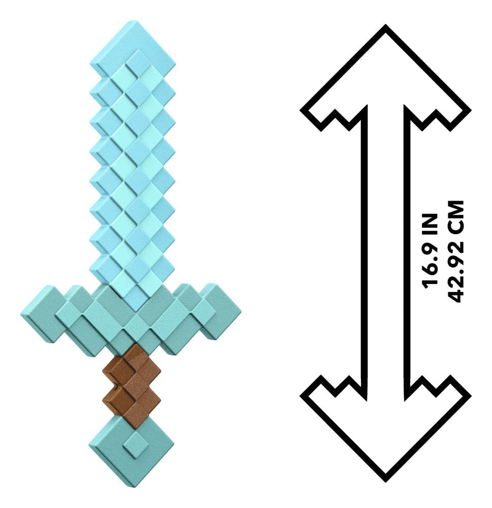 Minecraft Roleplay Replica Diamond Sword 43 cm