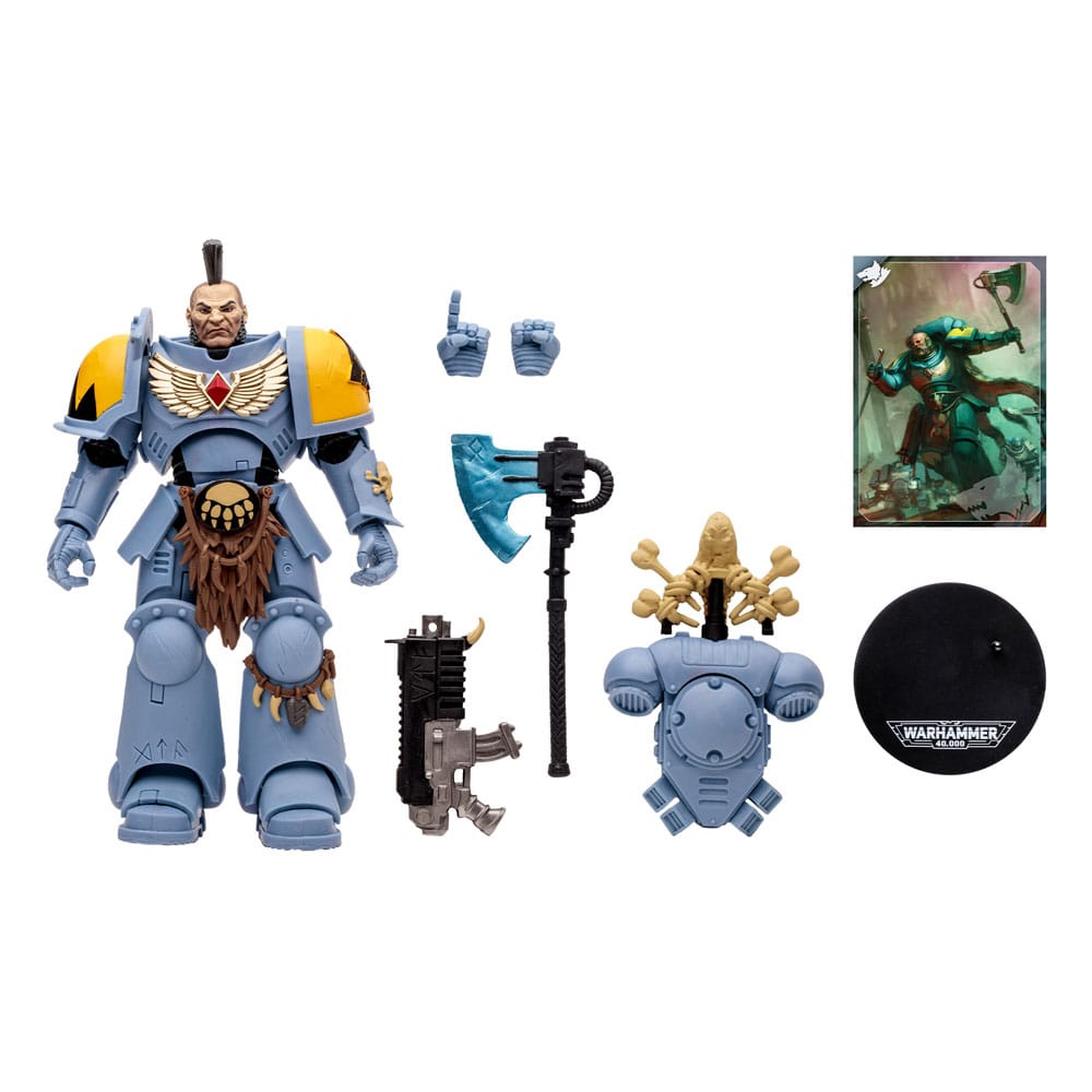 Warhammer 40k Action Figure Space Wolves Wolf Guard 18 cm