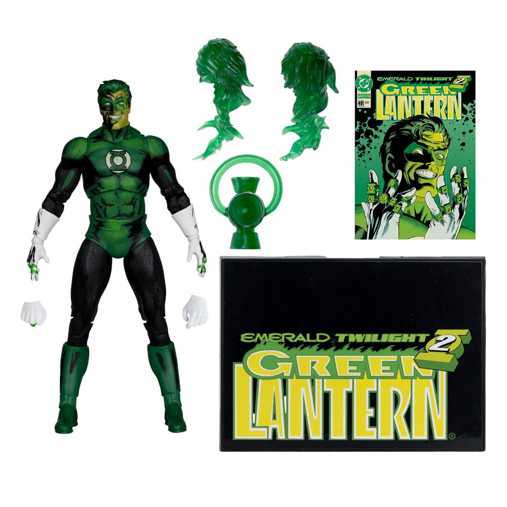 DC Multiverse McFarlane Cover Recreations Action Figure Green Lantern (Emerald Twilight) (Gold Label) 18 cm