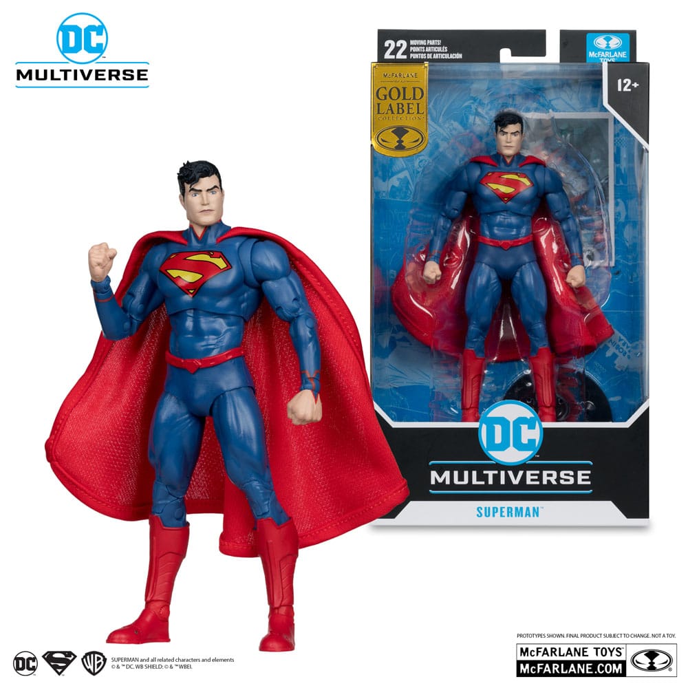 The New 52 DC Multiverse Action Figure Superman (Gold Label) 18 cm