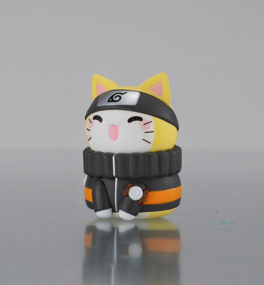 Naruto Shippuden Mega Cat Project Nyaruto Series Trading Figure with pouch Naruto 2025 Limited Edition 7 cm
