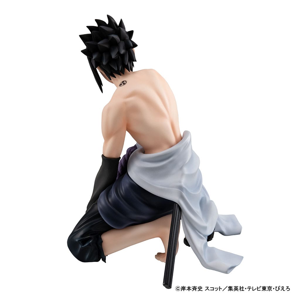Naruto Shippuden G.E.M. Series PVC Statue Sasuke Palm Size 12 cm