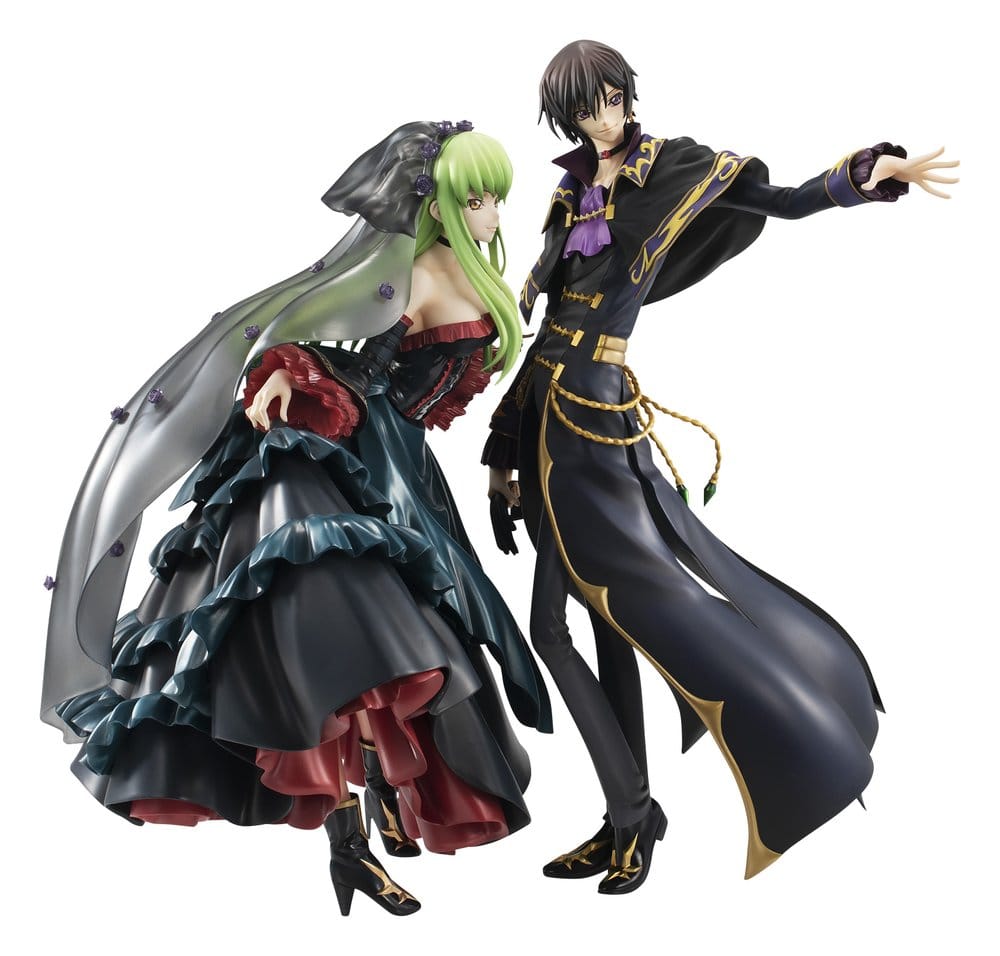 Code Geass: Lelouch of the Rebellion Precious G.E.M. Series Statue 2-Pack L.L. & C.C. 20th Anniversary 25 cm