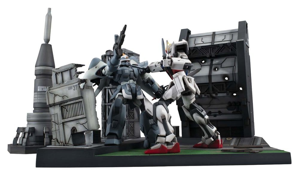 Mobile Suit Gundam SEED Realistic Model Series Diorama G Structure GS06M Heliopolis Battle Stage Material Color Edition 18 cm