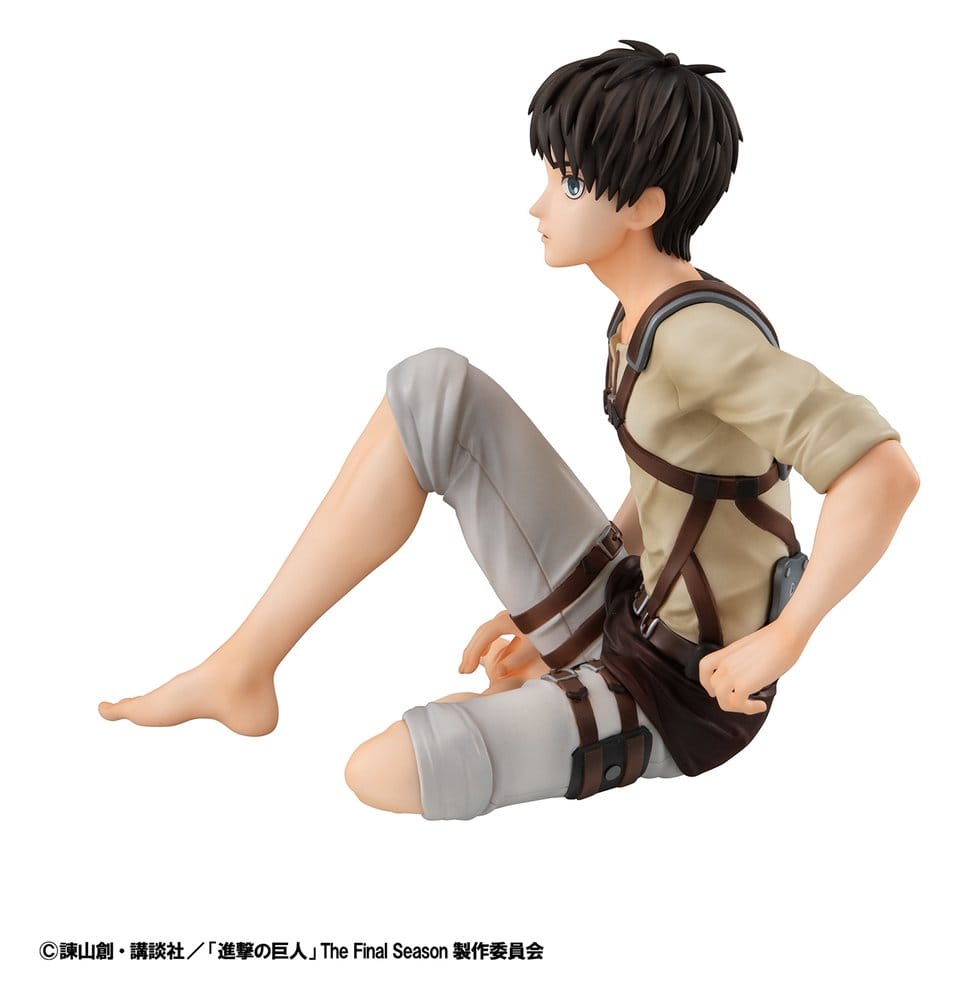 Attack on Titan G.E.M. Series PVC Figures 2-Pack Eren Yeager & Squad Captain Levi Palm Size