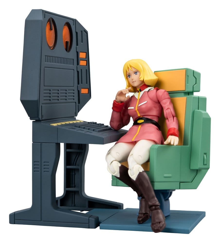 Mobile Suit Gundam G.M.G. Collection EX Diorama White Base Bridge Radio Operator Desk Set 10 cm (with gift)
